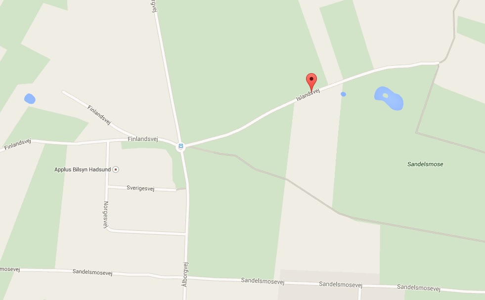 Kort der viser hvor Mariagerfjord Vand - drift og administration er placeret Kort der viser hvor Mariagerfjord Vand - drift og administration er placeret